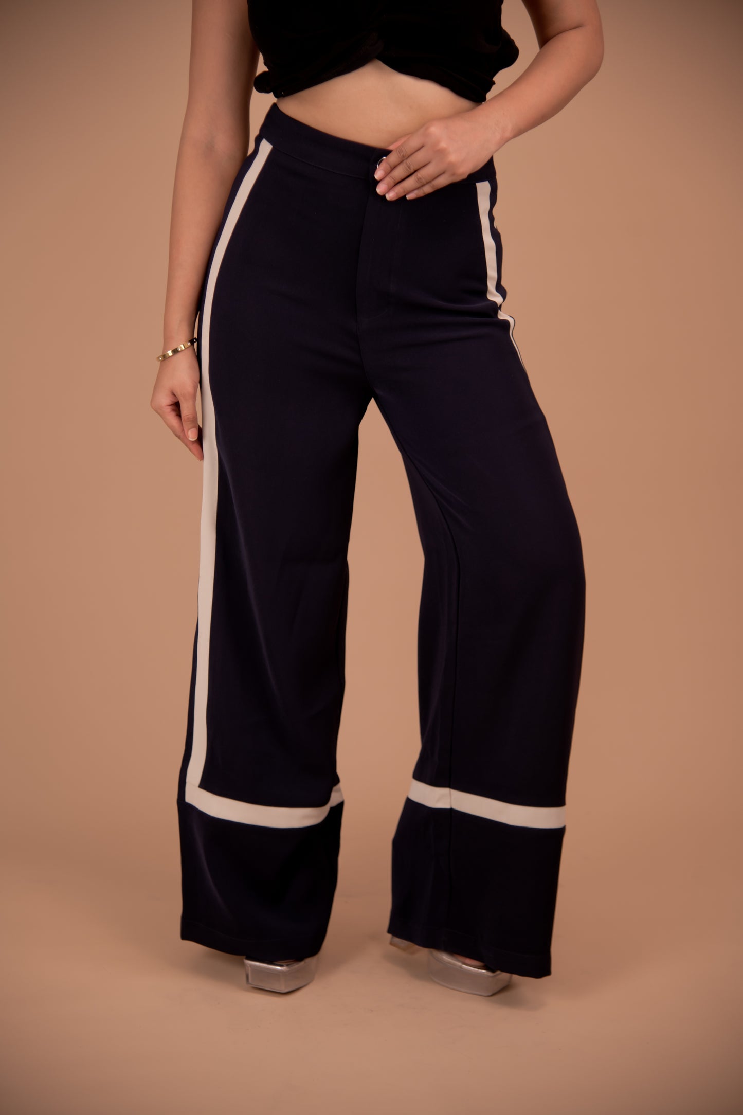 The Amara Luxe Crepe Statement Pants