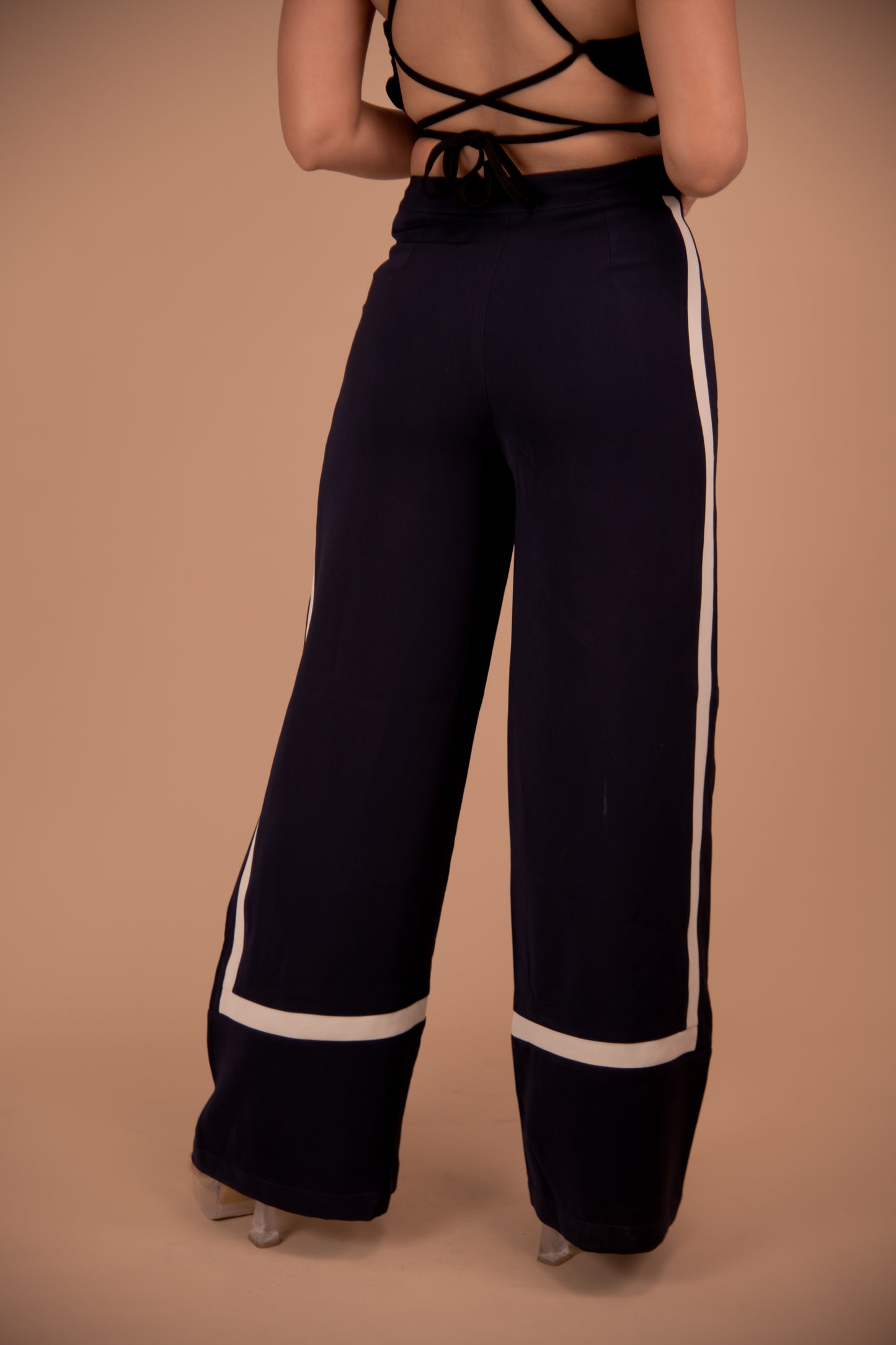 The Amara Luxe Crepe Statement Pants