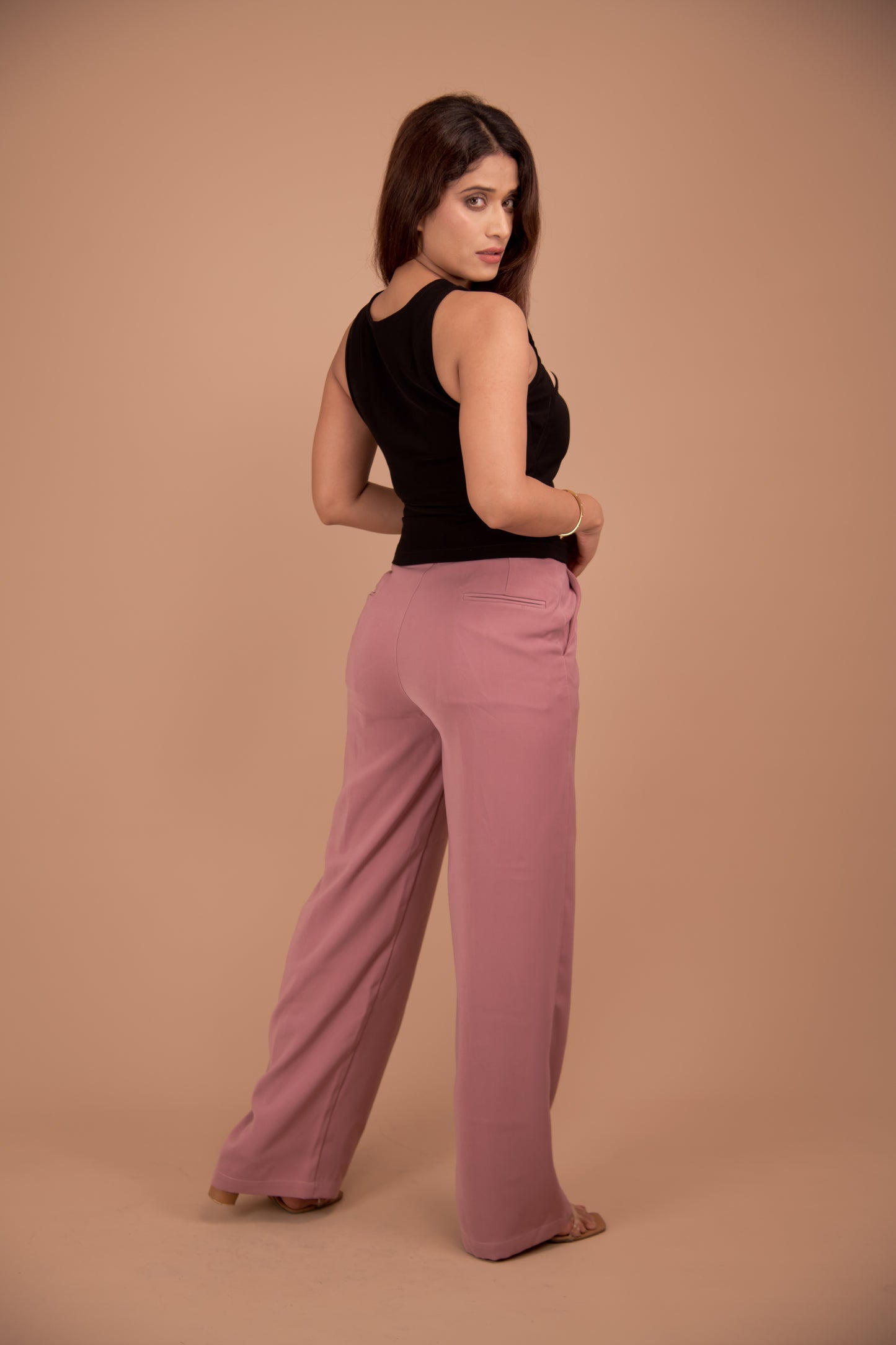 Noir & Mauve – Contemporary Cut-Out Co-Ord Set