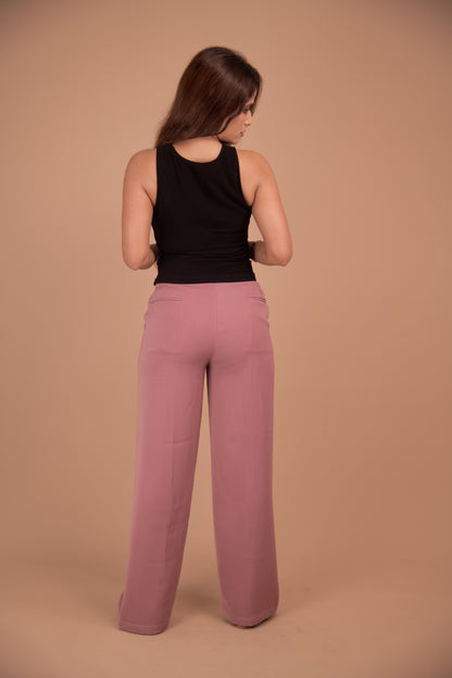 Noir & Mauve – Contemporary Cut-Out Co-Ord Set