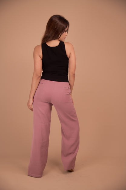 Noir & Mauve – Contemporary Cut-Out Co-Ord Set