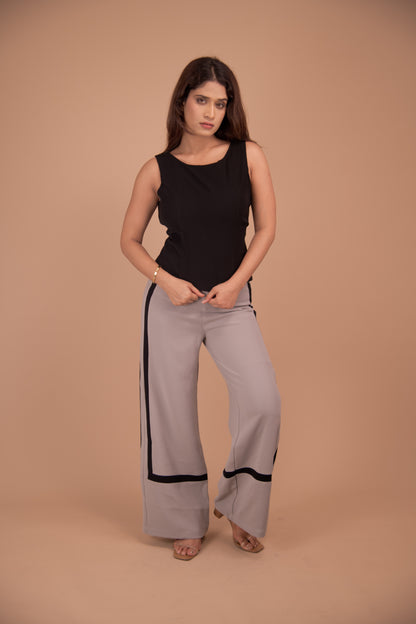 Elysian Noir Crepe Co-ord Set
