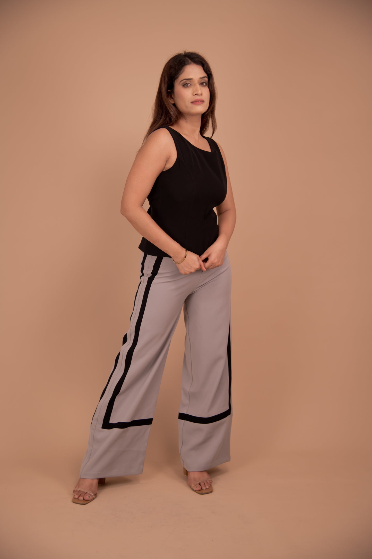 Elysian Noir Crepe Co-ord Set