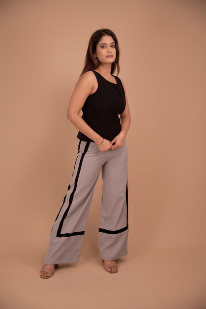 Elysian Noir Crepe Co-ord Set
