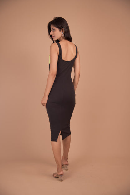 Lumière Cutout Cotton Midi Dress