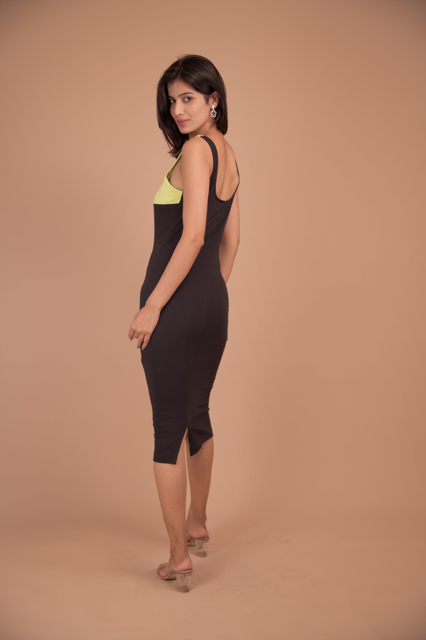 Lumière Cutout Cotton Midi Dress