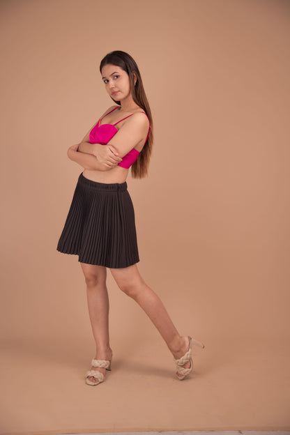 Valentina Satin Bralette Top