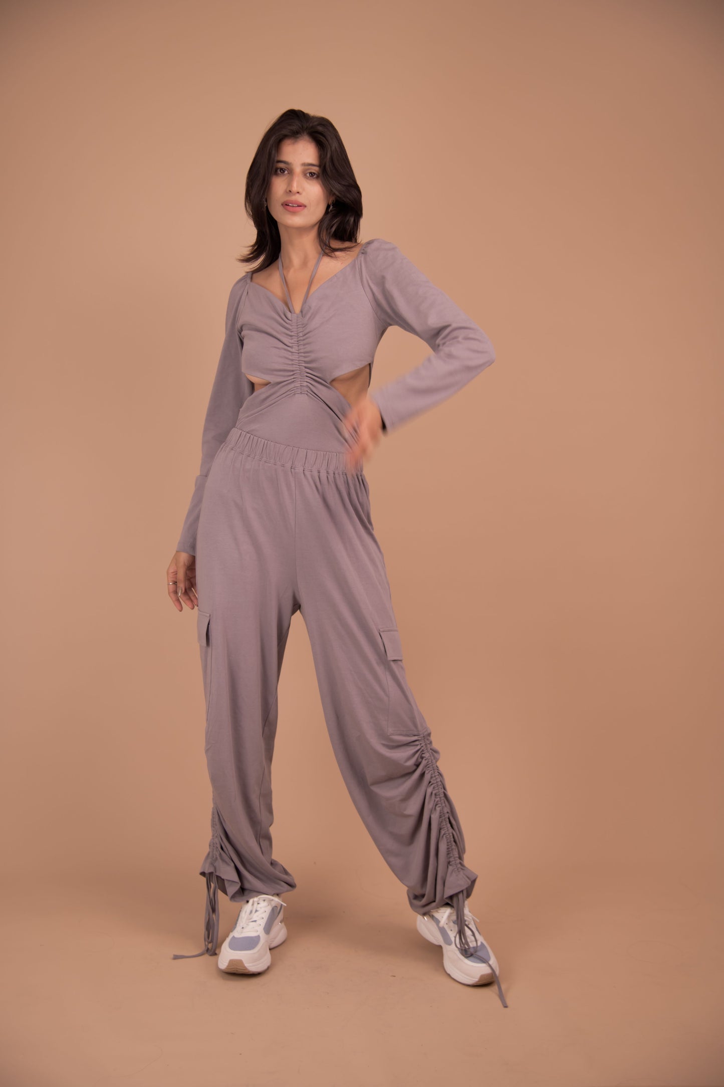 Ethereal Ruche Cotton Bodysuit