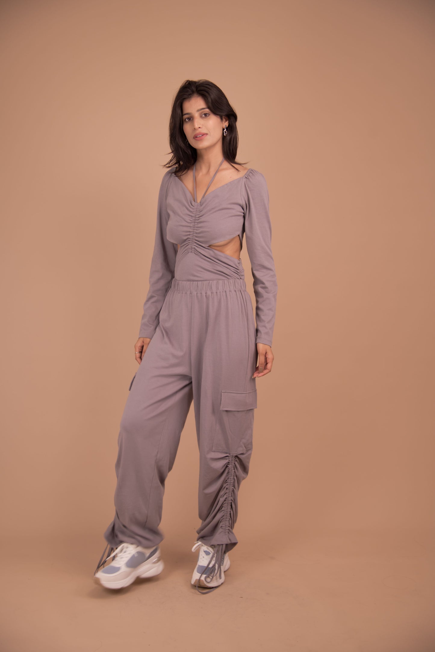 Ethereal Ruche Cotton Bodysuit